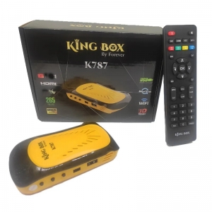 Original King Box K787 Forever Satellite TV Receiver Support Forever IKS Apollo5 PowerVU Biss Decoder STB H.264 TV Eutelsat 36 E