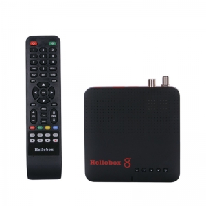 Hellobox 8 DVB Player Hellobox8 Auto-PowerVu Built-in WiFi DVB-S2 S2X T2/C H.265 HEVC