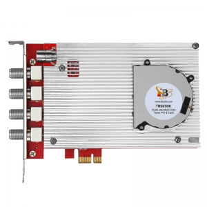 TBS6508 DVB-S2X/S2/S/T2/T/C2/C/ISDB-T Octa Tuner PCI-e Card Support VCM, CCM, QPSK, 8PSK, 16APSK, 32APSK