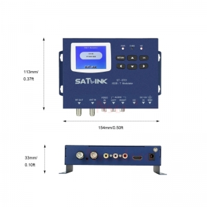 SATLINK ST-6701 HDMI ISDB-T RF Modulator 1 Route MPEG1/4 Satlink ISDB T RF Modulator ST6701 H.264 AVC encoder for Brazil Japan