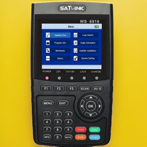 Satlink WS-6916 WS 6916 DVB-S2/S sat finder satellite Receiver for MPEG-2/MPEG-4 H.265 satfinder Satellite signal finder Meter