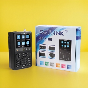 SATLINK SP-2100 HD SatFinder SP2100 acm backlight DVB S2 ws6933 MPEG-2/4 Digital Satellite Finder Meter with 3.5 Inch LCD Screen