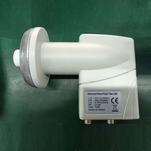 Dual polarity FTA LNB Twin Double Universal Ku Band LNBF  ﻿ Prime Focus Ku Band Used With C Band Dish Antenna