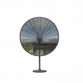 8-foot aluminum mesh dish satellite antenna