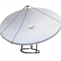 C-band 2.4m satellite dish antenna