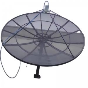 7-foot aluminum mesh dish antenna