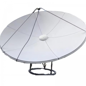 C-band 2.4m satellite dish antenna
