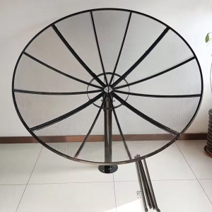 Wholesale 3 feet 150 centimeters 1.5 meters C-band aluminum mesh satellite antenna for television