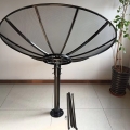 C-band lightweight 2.4m aluminum mesh satellite antenna